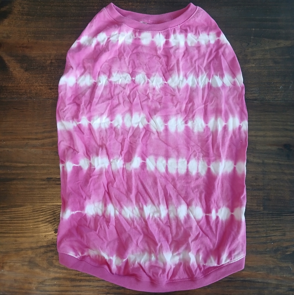 Pink Tie-Dye Doggie T-Shirt